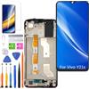 HLYGZX Display di ricambio per schermo LCD Vivo Y21s, V2110, touch digitizer Assembly, kit di parti di riparazione (nero con cornice)