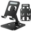 Anifrim Supporto da scrivania per telefono, doppio supporto pieghevole per telefono, supporto portatile per iPhone 17, 16, 15, 14, 13Pro Max Plus, Air, Galaxy S25, S24 e tutti gli altri telefoni(Nero)