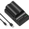 iPrize NP-W235 da 2600 mAh e caricatore per Fujifilm X-T4, X-T5, GFX-50S II, GFX 100S, GFX-100 II, X-H2, X-H2S, XS20, X-S20