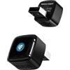 Pisendra Adattatore Wireless CarPlay e Android Auto 2 in 1, Dongle Nero Ultra Mini con Pulsante Interruttore per 2 Dispositivi, WiFi 5,8 GHz, Plug & Play, USB-A/USB-C, OTA per Auto con CarPlay/Android Auto