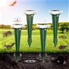 outsweat Dissuasori per Talpe, 3 Modalità di Vibrazione Scaccia Talpe con Luce LED, Solare e Impermeabile Dissuasori per Scoiattolo, Ratti e Serpenti, per Prati, Cortili e Giardini (4, Verde)