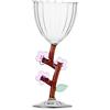 Ichendorf Milano Calice Fiore di Pesco, Collezione Botanica, 28 cl, Vetro Borosilicato, Fatto a Mano