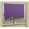 Gardinenbox Tenda a Rullo Oscurante Klemmfix, Senza Fori, Larghezza 160 x Altezza 230 cm, Viola, 62000drop