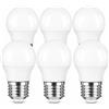 Carehabi 6 confezioni di Lampadina LED E27, lampadine led e27 luce calda 3000K 9W 900LM G45 Equivalente a 90W, angolo del fascio luminoso 200°, non dimmerabile, basso calore e lunga durata