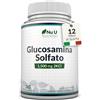 Nu U Nutrition Glucosamina Solfato 1500 mg 2KCl Alto Dosaggio - 365 Compresse non Capsule - 1 Anno di Durata - Integratore per Articolazioni - Prodotto in Europa - Nu U Nutrition
