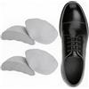 Generico 2 Paia Riempitivi Scarpe Unisex, Inserti Regolabili con Impugnatura sul Tallone, Cuscinetti Poggiapiedi Riutilizzabili, Riduttore di Misura per Scarpe Troppo Grandi
