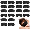 WUDQIJI Maschera per dormire 20 pezzi maschera per gli occhi maschera per gli occhi con blocco della luce maschera per il sonno maschera per lo yoga, per viaggi di yoga (nero)