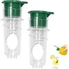 XINSUO 2 Pezzi Spremiagrumi Manuale,Piccolo Spremi Limone Plastica,Spremiagrumi per di Casa,Spremiagrumi Manuale al Limone per Spremitura Limone, Mandarino, Arancia