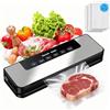 XEUXKER Macchina Sottovuoto Alimenti, 5 In 1 Macchina Sottovuoto Professionale Vacuum Sealer，Macchina Sottovuoto Domestica Per Conservazione Fresca(10 Sacchetti a Vuoto)