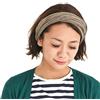CHARM Fascia Per Capelli Uomo Bandana Cotone Donna - Fasce Cotone Biologico Testa Fascette Capelli Sportiva Pirata Marrone M