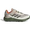 adidas Unisex - Bambini Terrex Disney Agravic Flow Trail Running Shoe, Wonder Beige/Olive Strata/Orange, 36 EU