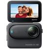 Insta360 - Fotocamera per Sport d'Azione GO 3S Schermo Touch Screen 2.2' Risoluzione 4K Ultra HD 4000 x 3000 Pixel 128 GB RAM Wi-Fi IPX8 Nero - SPEDIZIONE GRATUITA