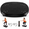 Couleeur Pedana Vibrante Dimagrante, Vibration Plate Lymphatic, Piastra vibrante per Lipedema la Costruzione e la Modellazione Muscolare, 120 Livelli di Intensità Casa Antiscivolo con Bluetooth & Telecomando