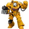 JOYTOY Warhammer 40k Imperial Fists Terminator 2 con Power Fist e Storm Bolter 1/18 Figura d'Azione da Collezione e da Esposizione