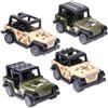 QYEHF Jeep Modellino Auto,4PCS Modello di auto in lega Car Camouflage Jeep Modello Reebok Car,Set Regalo Giocattolo per Decorazione Giocattolo Modello Cars (8 * 3.9 * 4.5CM)
