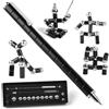VIVIZEN Penna Magnetica Fidget - Strumento Multifunzionale per Scrittura e Concentrazione con 2 Ricariche e 2 Punte Stylus, Gadget Anti-Stress per Adulti (Nero)