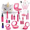 STAY GENT Trucchi Finti Set Parrucchiera Bambina con Argento Unicorno Borsa Valigetta, Regali per Ragazze 3-12 Anni, 20 Pezzi