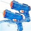 EKKONG Pistole ad Acqua, 2 PCS Pistola d'acqua, Fucili ad Acqua, Pistola ad Acqua per Bambini Adulti per Battaglie d'acqua in Giardino, Feste in Piscina e Divertimento in Spiaggia (2 Blu)
