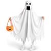 Spooktacular Creations Costume da fantasma arrabbiato per bambini, con sacchetto di zucca, taglia L (10-12 anni), unisex, per bambini