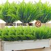 Dremisland 12 Pezzi Piante Artificiali 40cm Finte Felce Boston Verde Arbusti Esterni Resistenti ai Raggi UV Mazzi Artificiali per Casa Finestra Giardino Patio Fioriera Sospesa Balcone (verde)