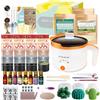 Ksedcon Kit Completo per la Creazione di Candele Profumate per Adulti - Include 900g di Cera di Soia, 454g di Cera d'Api, Set per Candele fai da te con Stampi - Il Regalo Fai-da-te Perfetto