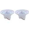 OemClima Valvola antiodore per fogna Scarico antireflusso per Coperchio antiritorno Tappo Scarico Doccia a Pavimento fognatura (2pcs)