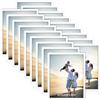 EYMPEU Cornice 20x25, Decorazione per Casa,Set 18, Colore Bianco PVC