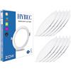 HYBEC - Faretti LED da Incasso per Cartongesso, Faretto LED Incasso, 3000ºK 20W (Pack 10)