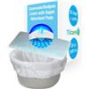 Tilcare Confezione da 50 Fodere per Padelle con Pad Super Assorbenti - Bagni Portatili e Toilette Standard - Fodere per Padelle Usa e Getta per Secchi da Ospedale e Casa - Assorbono fino a 1000 ml