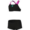 Arena Junior Arena G Arena Bikini Solid Black-Shock Pink 2 Pezzi Junior Bimba