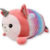 #sbabam Sbabam, Lovely Pets Giant Fantasy Maxi, Peluche Gatto 36x24x18cm, Squishy Animali Giocattolo per Bambini, Giochi per Bambini e Pupazzi da Edicola, Gatto Peluche con Coda Sirena e Dettagli Metallizzati