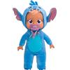 IMC TOYS CRY BABIES Cry Babies Tiny Cuddles Disney Stitch, Bambola di Peluche ispirata a Stitch di Disney, che Piange Lacrime vere, Giocattolo Regalo per Bambini e Bambine dai 18 Mesi in su