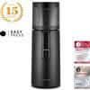 Hurom-europe HUROM | Estrattore di succhi | H400 | 15 anni di garanzia | pressa a freddo | facile da pulire | formato famiglia | design sofisticato | 550ml | 150 Watt | Senza BPA (Nero Opaco)