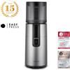 Hurom-europe HUROM | Estrattore di succhi | H400 | 15 anni di garanzia | pressa a freddo | facile da pulire | formato famiglia | design sofisticato | 550ml | 150 Watt | Senza BPA (Titanium Gray)