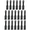 QUARKZMAN 20 Pezzi Spatola Raschietto 2 Larghezza Spatola Plastica Flessibile Attrezzo Per Raschiare Pittura Stucco Muro Incollaggio Cartongesso Pittura Parete Graffiato Nero