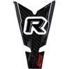 Tankpad Adesivo in resina gel di carbonio compatibile per Honda CB125R grigio X510003VA