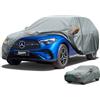 kayme Telo Copriauto da Esterno, Kayme Copertura per Auto Impermeabile Anti UV Vento Antipolvere a 5 Strati. Compatibile Con Audi Q5, BMW X3, GLC, Macan, Toyota RAV4, Ford Kuga,XC60 ecc. (Fino a 485 cm)