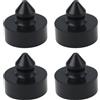 YINETTECH 4 tamponi in gomma per sedile moto, 8 mm/9,5 mm, compatibili con ZÜNDAPP BELLA R151 R153 R154 R201 R203
