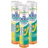 Equilibra Integratori Alimentari, Più Energia, Integratore per il Benessere Vitaminico, con Vitamine Gruppo B, Vitamina C, Vitamina E, Biotina, Gusto Agrumi, 3 Pezzi da 20 Compresse Effervescenti