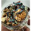 JINRUISI Fiocchi di doratura Lamine d'oro variegate Fiocchi di Foglie Doratura Carta Artigianale Decorazione Forniture artistiche (Verde Oro)