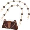 PH PandaHall 2pz Catena Decorativa per Borsa con Fiori Nero Cinghia Catena Estensione Borsa