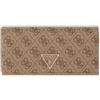 GUESS portafoglio Laurel II SLG Flap Organizer Latte Logo marrone chiaro