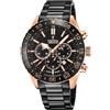 Festina Orologio Uomo Analogico in Acciaio Inossidabile Ceramica Nero - Movimento al Quarzo - Cronografo - Calendario - Vetro Zaffiro ad Alta Resistenza - Impermeabile 10 ATM F20578/1 Ceramic