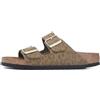 Birkenstock Arizona leo khaki, Synthetics Sandalo