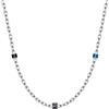 Inter - Collana in acciaio con accessori
