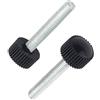 Xiedeai Serraggio Bullone Manopola Vite Maniglia - 20/25Pcs M4 M5 M6 Testa Rotonda Regolabile Maniglia Manopola Impugnatura Filettatura Maschio Vite Zigrinata