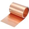 QUARKZMAN Rotolo Di Lamiera Di Rame 2500mm x 90mm x 0.08mm, 4 x 8.2ft 38 Gauge 99.9% Puro Nastro Di Rame Lamiera metallo Piastra Per Progetti Fai Da Te Elettrici (Multiple Dimensioni)