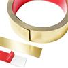 Yunlaishaocer 5M x 4CM di Nastri Metallici Decorativi Autoadesivi, Lamiere in Acciaio Inox per Pareti, Listelli in Stucco per Pareti, Scolapiatti e Incollaggi in Acciaio Inox per Camino, Cornici per Specchi, Mobili