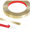 Yunlaishaocer 10 m x 1 cm di Nastri in Metallo Autoadesivi, Lamiere in Acciaio Inox per Pareti, Listelli in Stucco per Pareti, Pellicola e Adesivo in Acciaio Inox per Camino, Cornici per Specchi, Mobili e