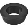 QUARKZMAN Occhielli in Gomma 40mm Foro di Perforazione, Passacavi Guarnizione 30mm ID Gommini Passacavo Scrivania Nero Siliconica per Tappo Organizzare Filo Cablaggio Casa Auto